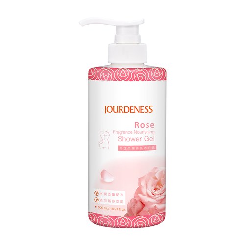 玫瑰柔潤香氛沐浴乳500mL