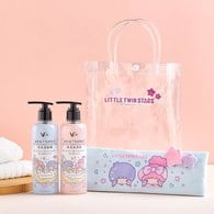★有效期限2025-10-24★ 雙星仙子玫好時光香水洗沐提袋組