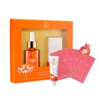 ★有效期限2026-10-15★【限量禮盒組】龍血求麗精華典藏組(50mL+30mL) 贈 極光白美白面膜x5+龍血修護牙膏120g