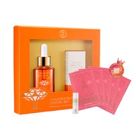 【限量禮盒組】龍血求麗精華典藏組(50mL+30mL) 贈 卡姆果透亮保濕水凝露20mL+極光白美白面膜x5