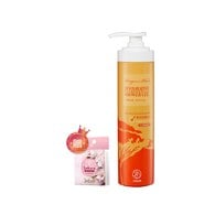 ★有效期限2026-01-04★ 龍血求麗潤澤修護沐浴乳500mL 贈 微微香櫻花香膏10g