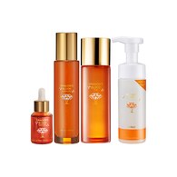 【控油修護組】龍血求麗精華30mL+修護乳80mL+化妝水120mL+潔顏慕絲150mL