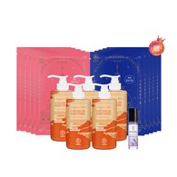 【限量團購組】龍血求麗緊緻精油身體乳500mLx5+極光白美白面膜x5 贈 水搖滾保濕面膜*5+薰衣草萬用精油滾珠9mL